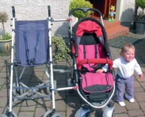 Buggy wheelchair link